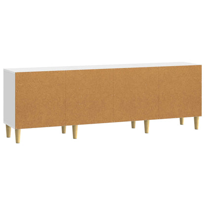 TV-kast 150 x 31 x 50 cm Hoogglans Wit Bewerkt hout