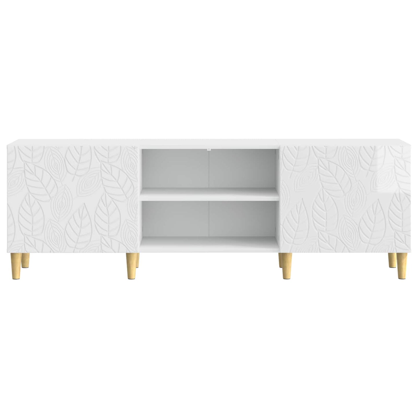 TV-kast 150 x 31 x 50 cm Hoogglans Wit Bewerkt hout
