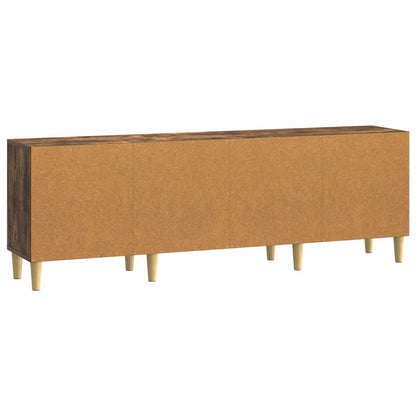 TV-kast 150 x 31 x 50 cm Gerookt eiken Bewerkt hout
