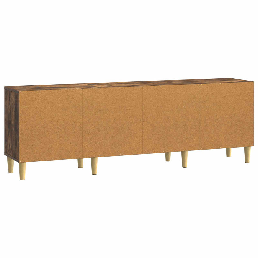 TV-kast 150 x 31 x 50 cm Gerookt eiken Bewerkt hout