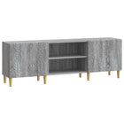 TV-kast 150x31x50 cm grijs bewerkt hout