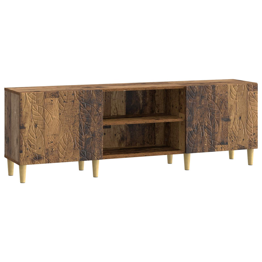 TV-kast 150 x 31 x 50 cm Oud hout Bewerkt hout