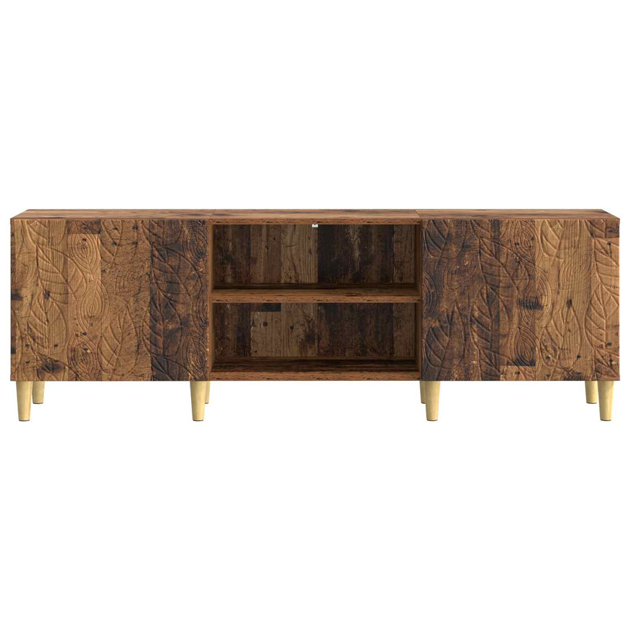 TV-kast 150 x 31 x 50 cm Oud hout Bewerkt hout