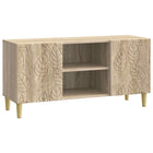 TV-kast 102x34,5x50 cm bewerkt hout sonoma eiken