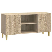 TV-kast 102x34,5x50 cm bewerkt hout sonoma eiken