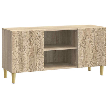 TV-kast 102 x 34,5 x 50 cm Sonoma Eiken Bewerkt hout
