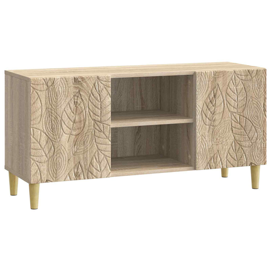 TV-kast 102 x 34,5 x 50 cm Sonoma Eiken Bewerkt hout