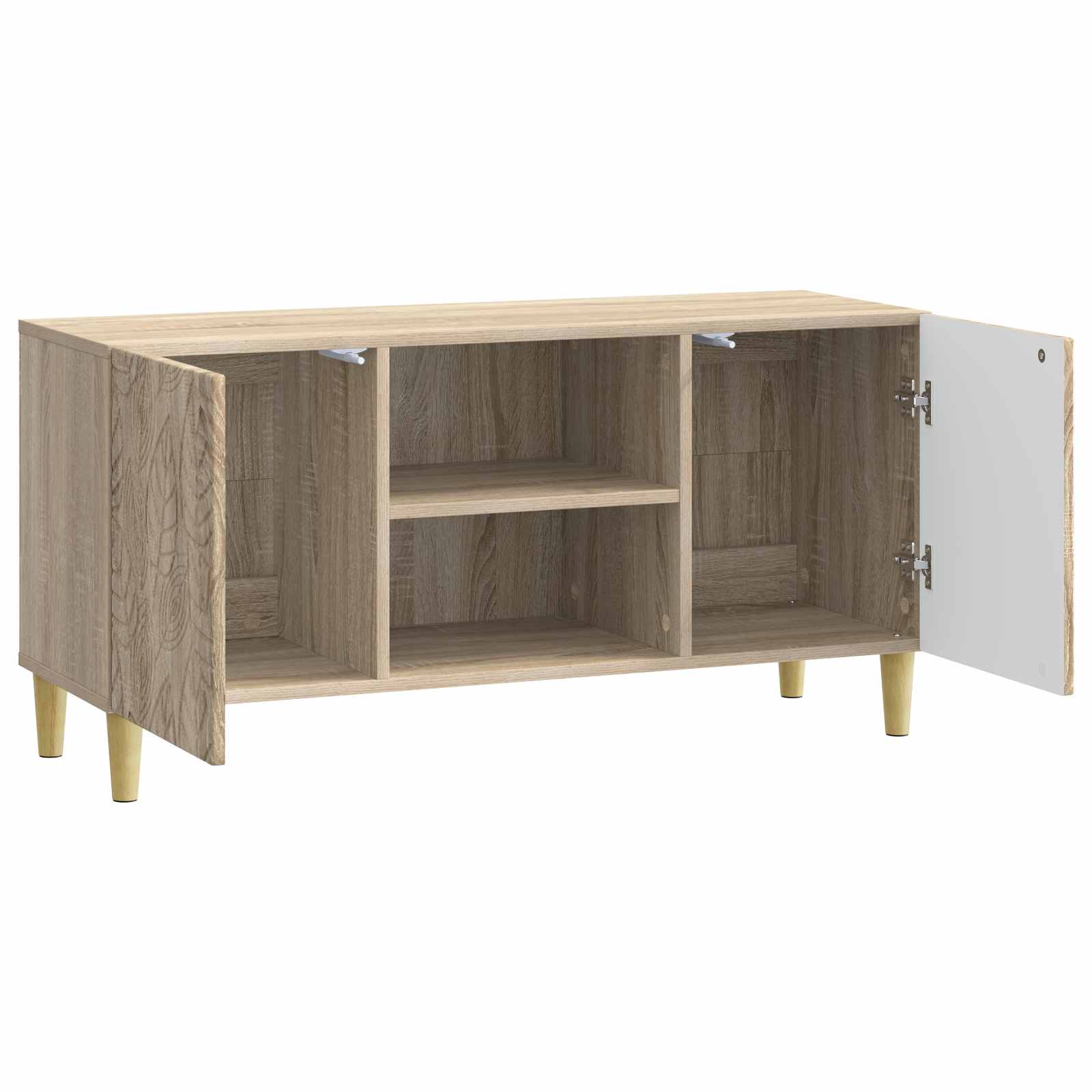TV-kast 102 x 34,5 x 50 cm Sonoma Eiken Bewerkt hout