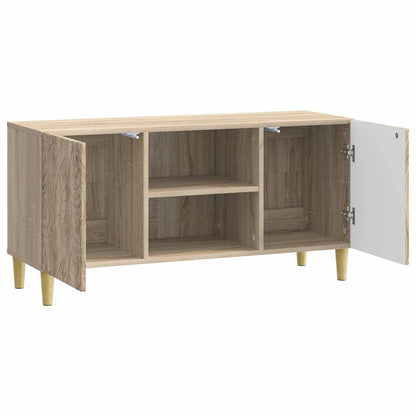 TV-kast 102 x 34,5 x 50 cm Sonoma Eiken Bewerkt hout