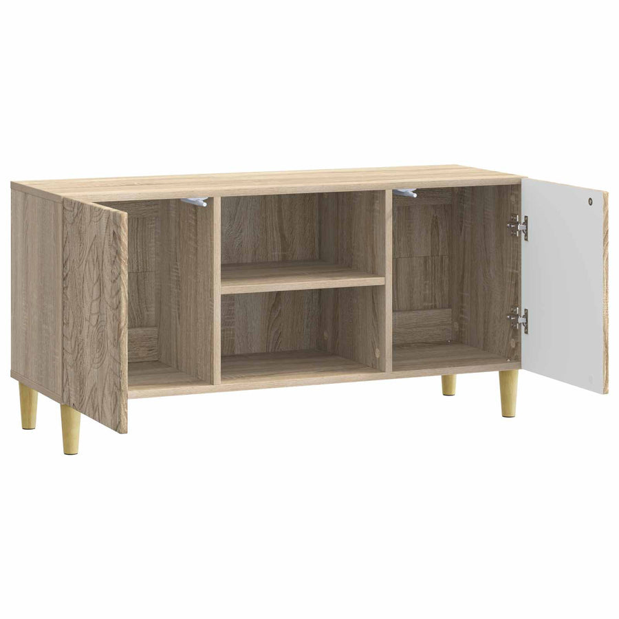 TV-kast 102 x 34,5 x 50 cm Sonoma Eiken Bewerkt hout