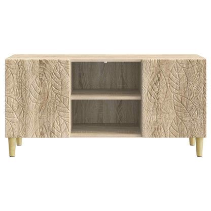TV-kast 102 x 34,5 x 50 cm Sonoma Eiken Bewerkt hout