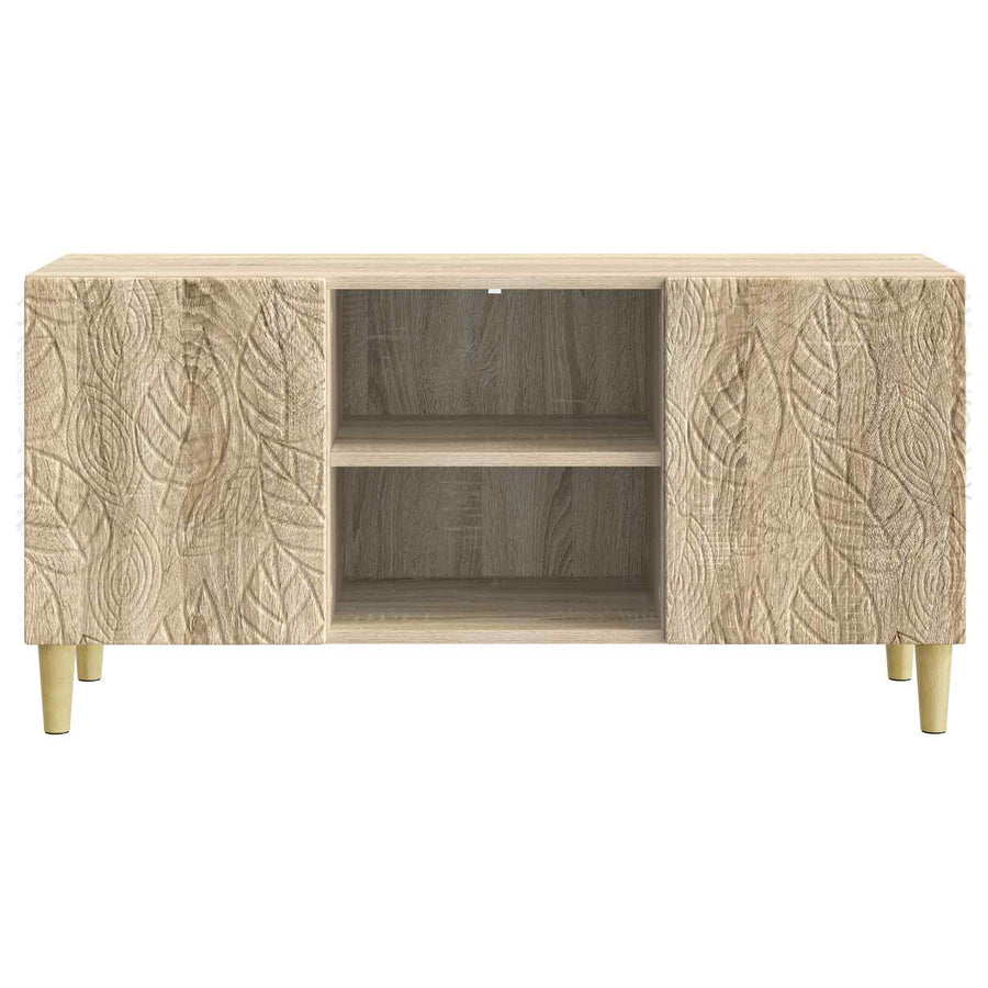 TV-kast 102 x 34,5 x 50 cm Sonoma Eiken Bewerkt hout