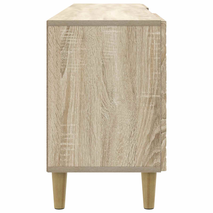 TV-kast 102 x 34,5 x 50 cm Sonoma Eiken Bewerkt hout