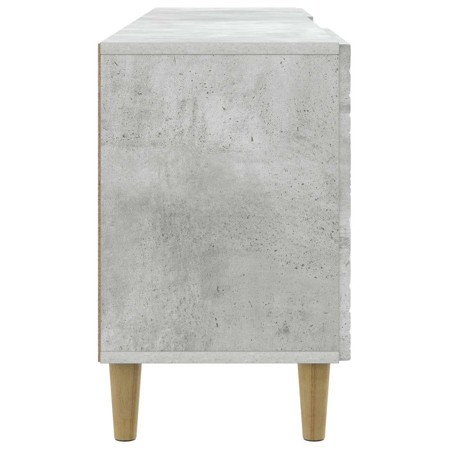 TV-kast 102 x 34,5 x 50 cm Betongrijs Bewerkt hout
