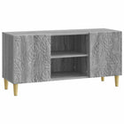 TV-kast 102x34,5x50 cm grijs Sonoma bewerkt hout