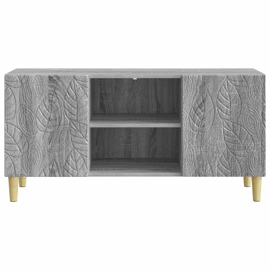 TV-kast 102 x 34,5 x 50 cm Grijs Sonoma Bewerkt hout
