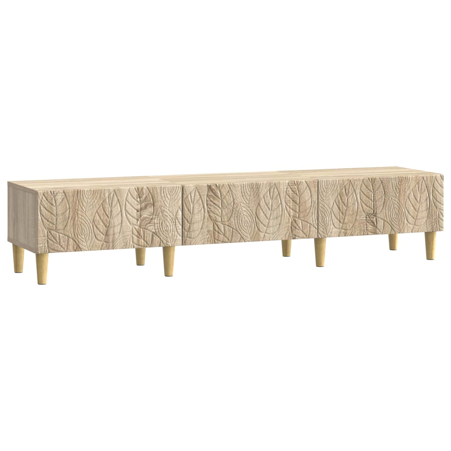 TV-kast 147 x 34,5 x 30 cm Sonoma Eiken Bewerkt hout