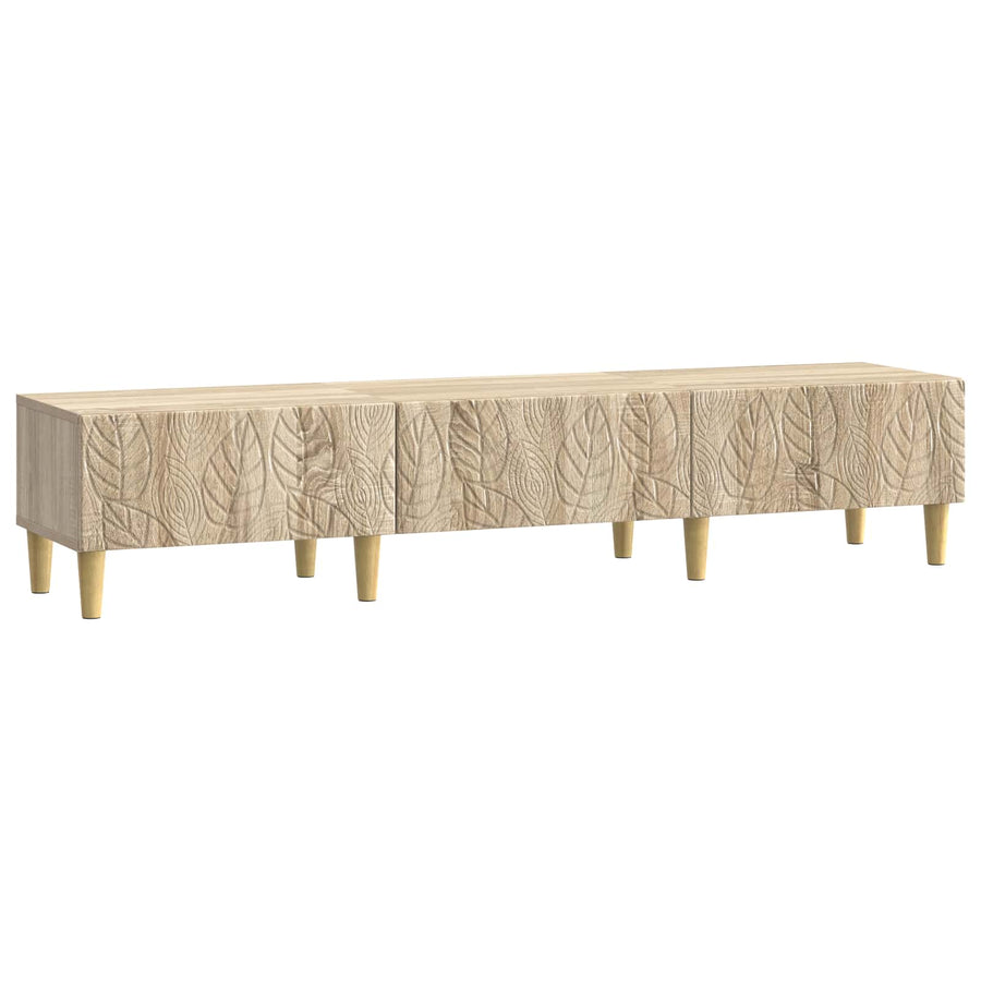 TV-kast 147 x 34,5 x 30 cm Sonoma Eiken Bewerkt hout