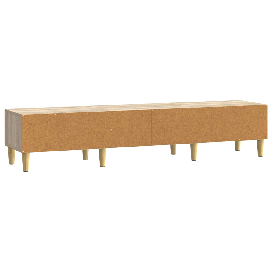 TV-kast 147 x 34,5 x 30 cm Sonoma Eiken Bewerkt hout