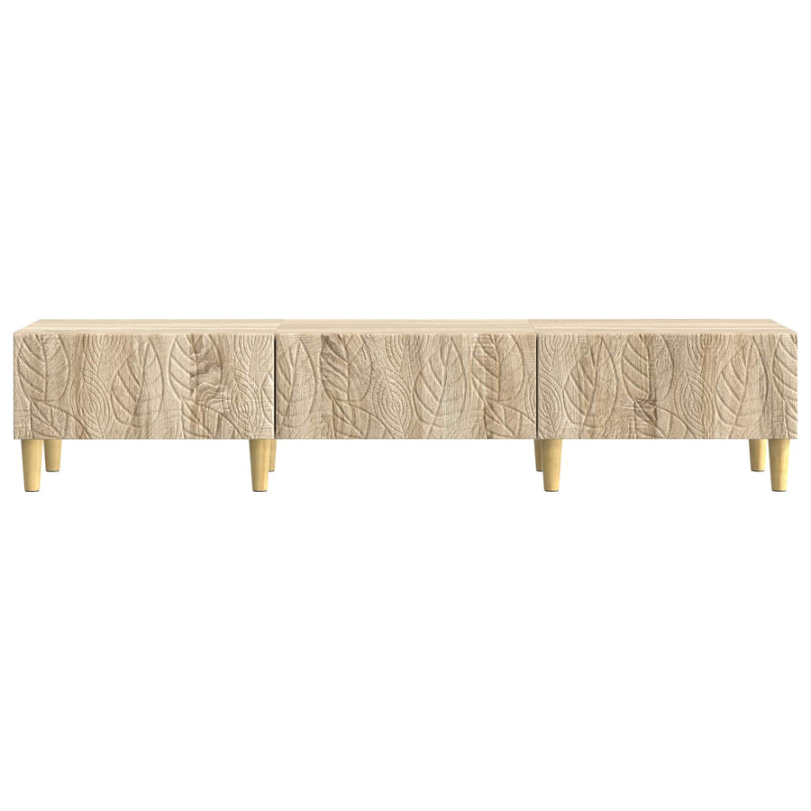 TV-kast 147 x 34,5 x 30 cm Sonoma Eiken Bewerkt hout