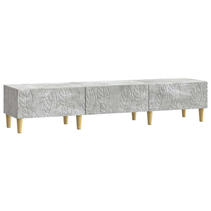 TV-kast 147 x 34,5 x 30 cm Betongrijs Bewerkt hout