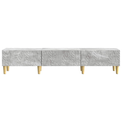 TV-kast 147 x 34,5 x 30 cm Betongrijs Bewerkt hout