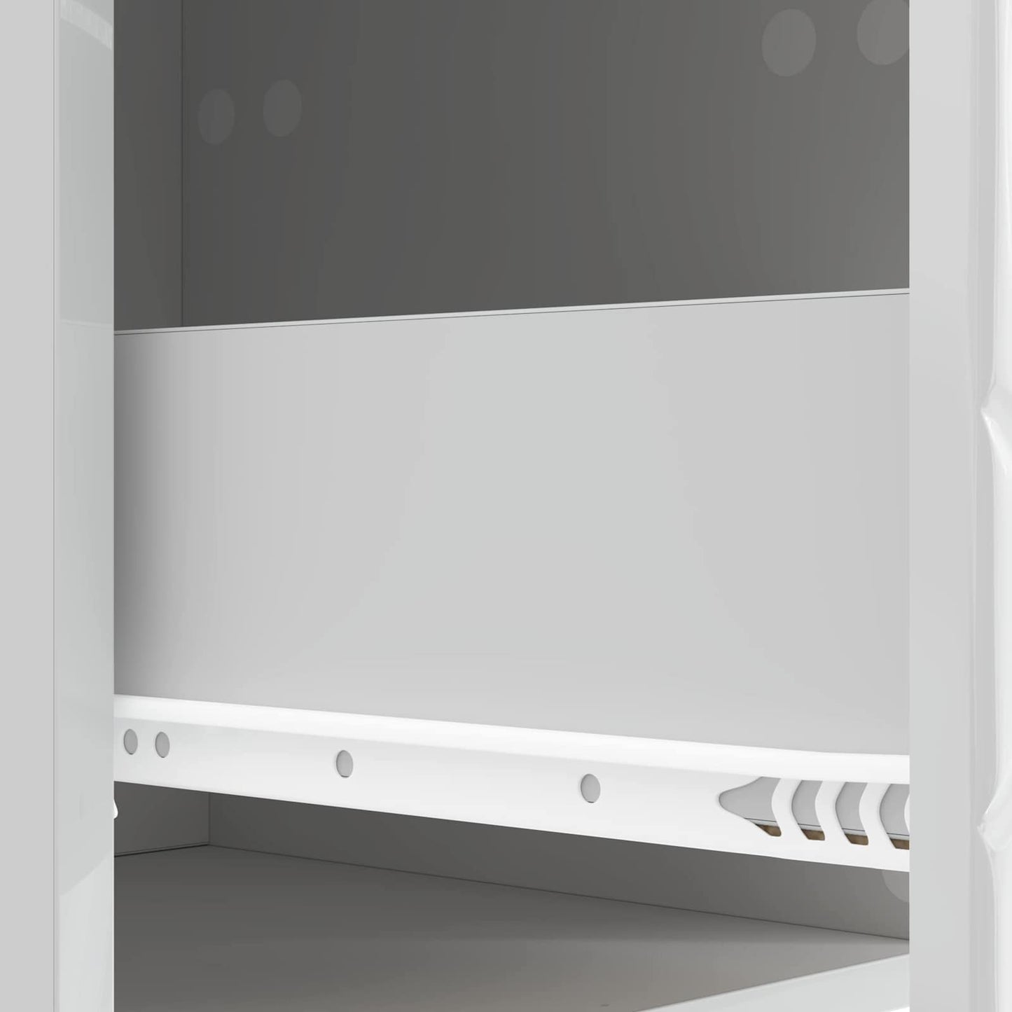 TV-kast 147 x 34,5 x 30 cm Hoogglans Wit Bewerkt hout