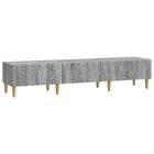 TV-kast 147x34.5x30 cm grijs Sonoma bewerkt hout