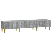 TV-kast 147x34.5x30 cm grijs Sonoma bewerkt hout