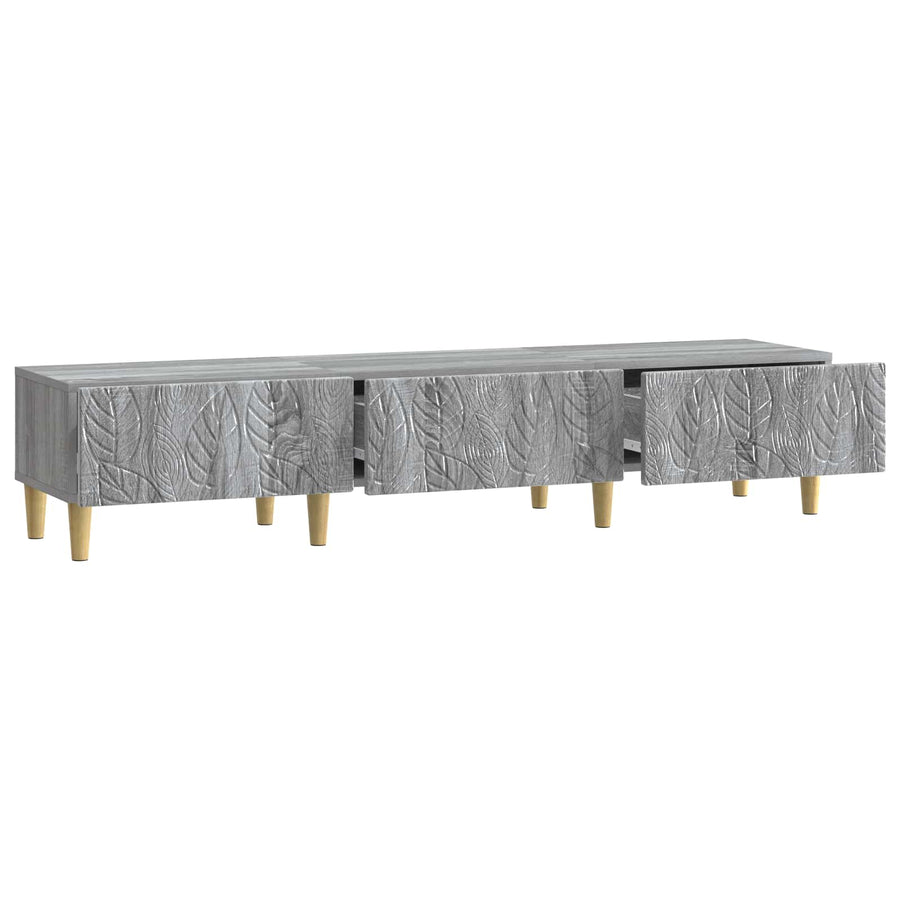 TV-kast 147 x 34,5 x 30 cm Grijs Sonoma Bewerkt hout