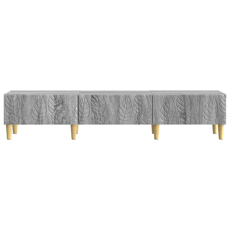 TV-kast 147 x 34,5 x 30 cm Grijs Sonoma Bewerkt hout