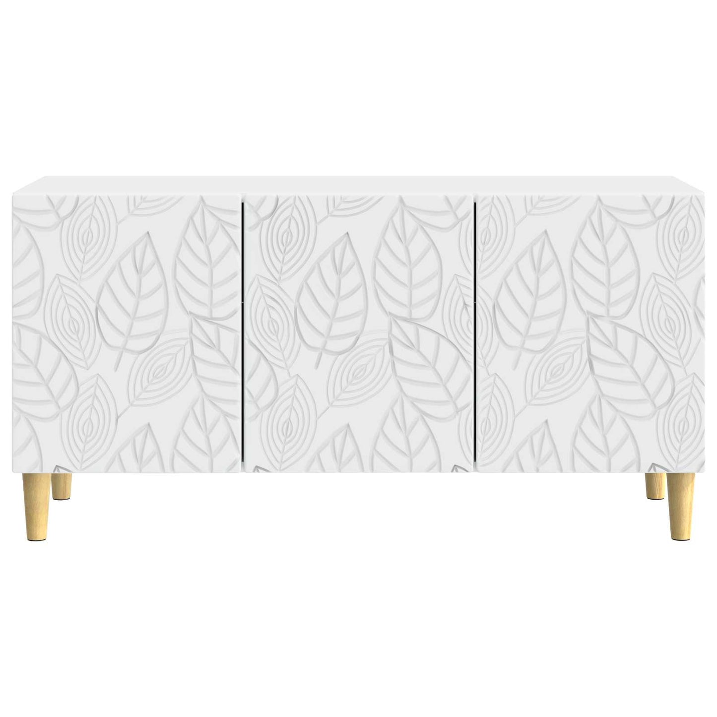 TV-kast 99 x 34,5 x 50 cm Wit Bewerkt hout