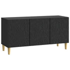 Tv-kast 99x35x50 cm zwart bewerkt hout