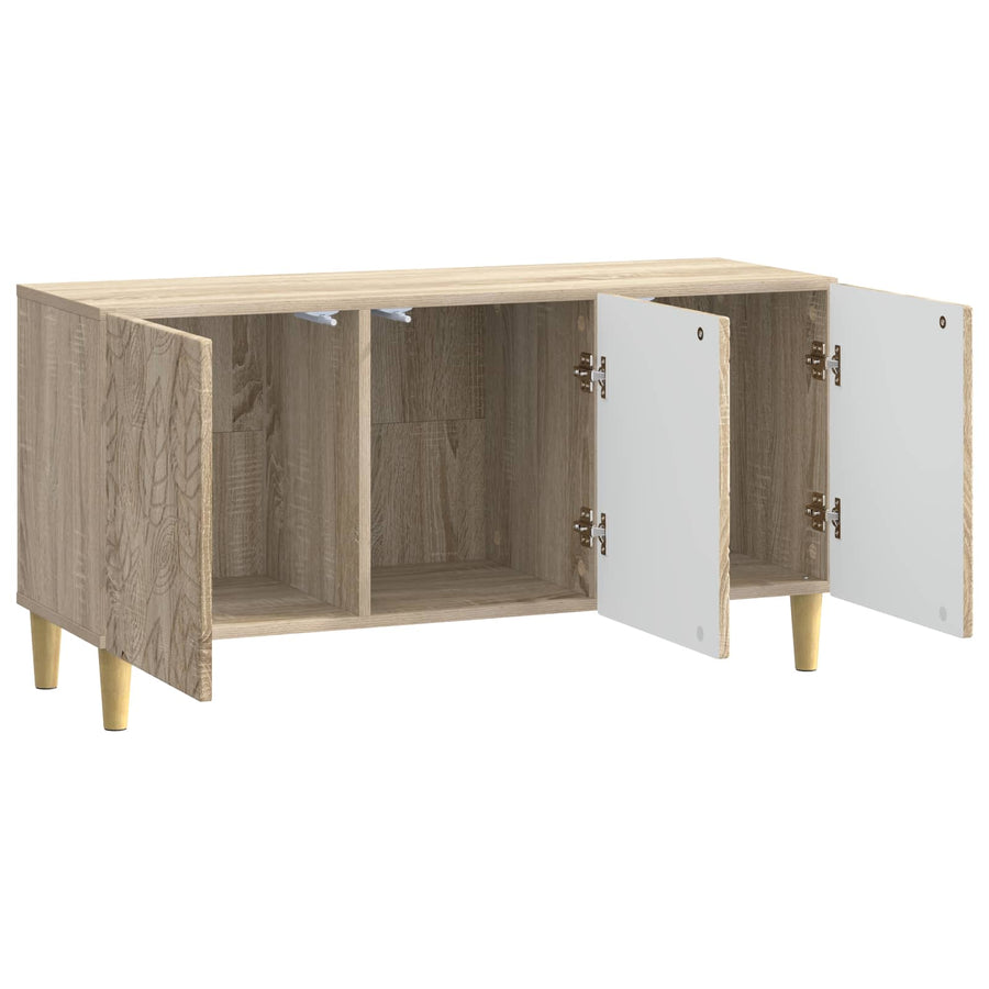 TV-kast 99 x 34,5 x 50 cm Sonoma Eiken Bewerkt hout