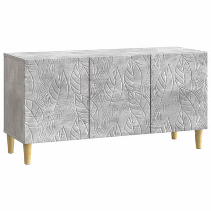 TV-kast 99 x 34,5 x 50 cm Betongrijs Bewerkt hout