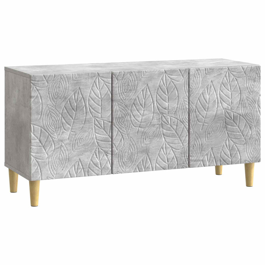 TV-kast 99 x 34,5 x 50 cm Betongrijs Bewerkt hout