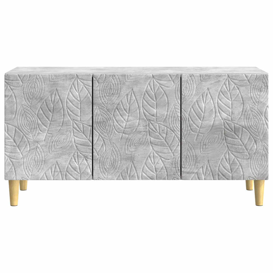 TV-kast 99 x 34,5 x 50 cm Betongrijs Bewerkt hout