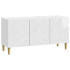 Tv-kast 99x35x50 cm hoogglans wit