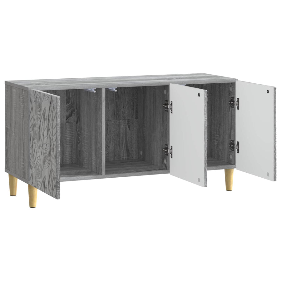 TV-kast 99 x 34,5 x 50 cm Grijs Sonoma Bewerkt hout