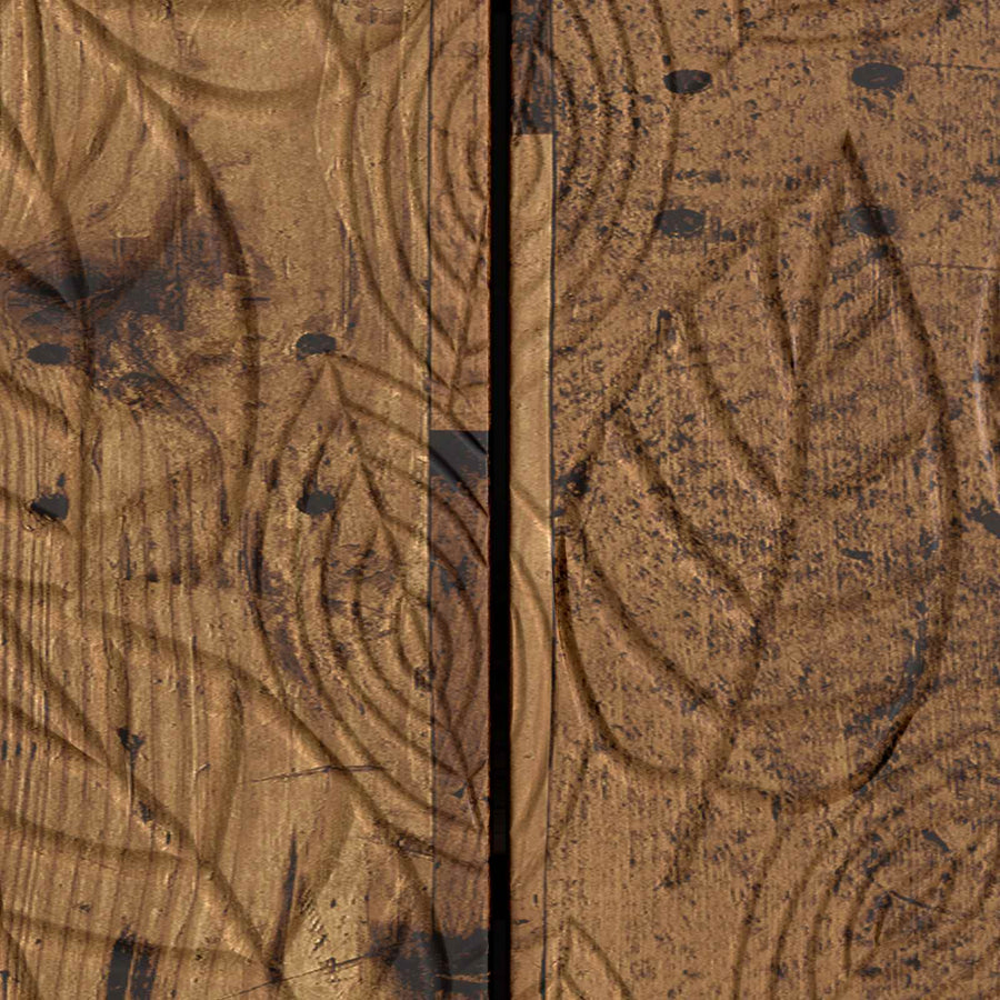 TV-kast 99 x 34,5 x 50 cm Oud hout Bewerkt hout