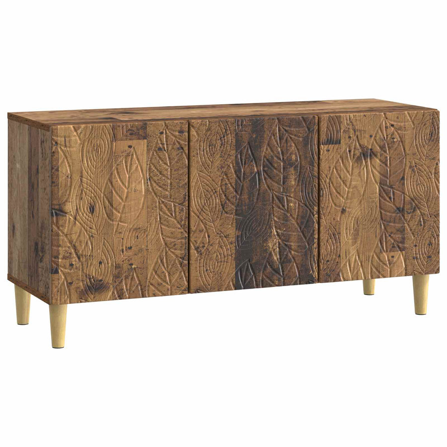 TV-kast 99 x 34,5 x 50 cm Oud hout Bewerkt hout