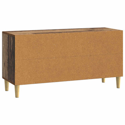 TV-kast 99 x 34,5 x 50 cm Oud hout Bewerkt hout