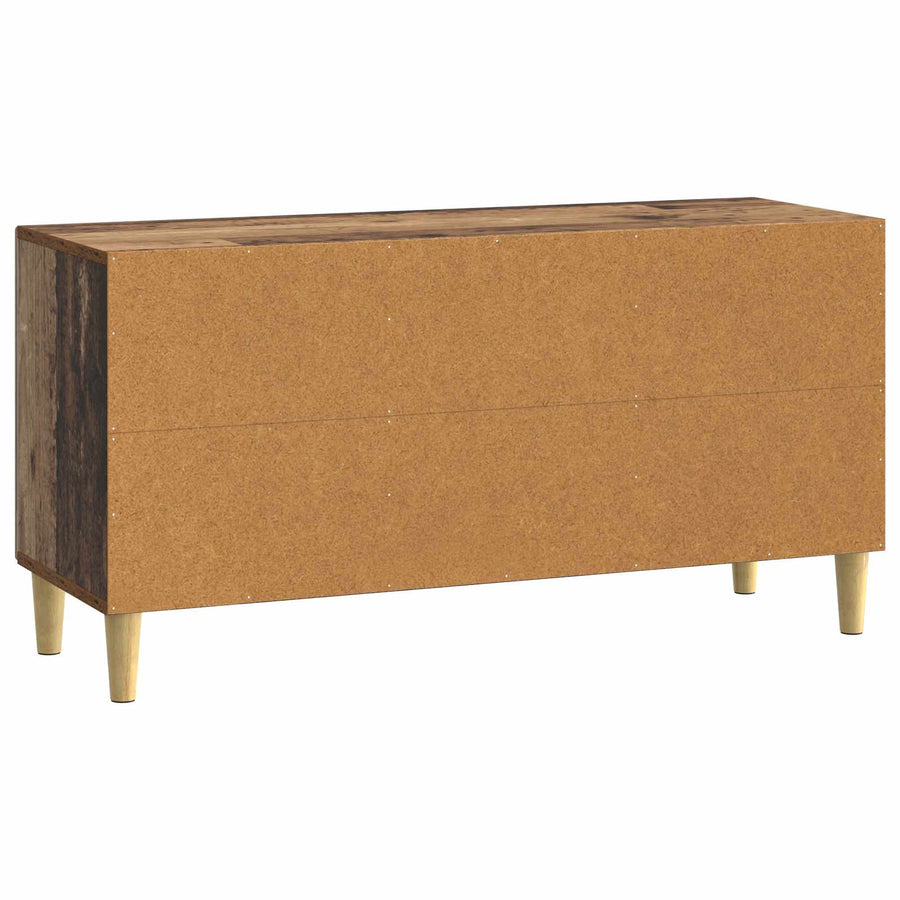 TV-kast 99 x 34,5 x 50 cm Oud hout Bewerkt hout