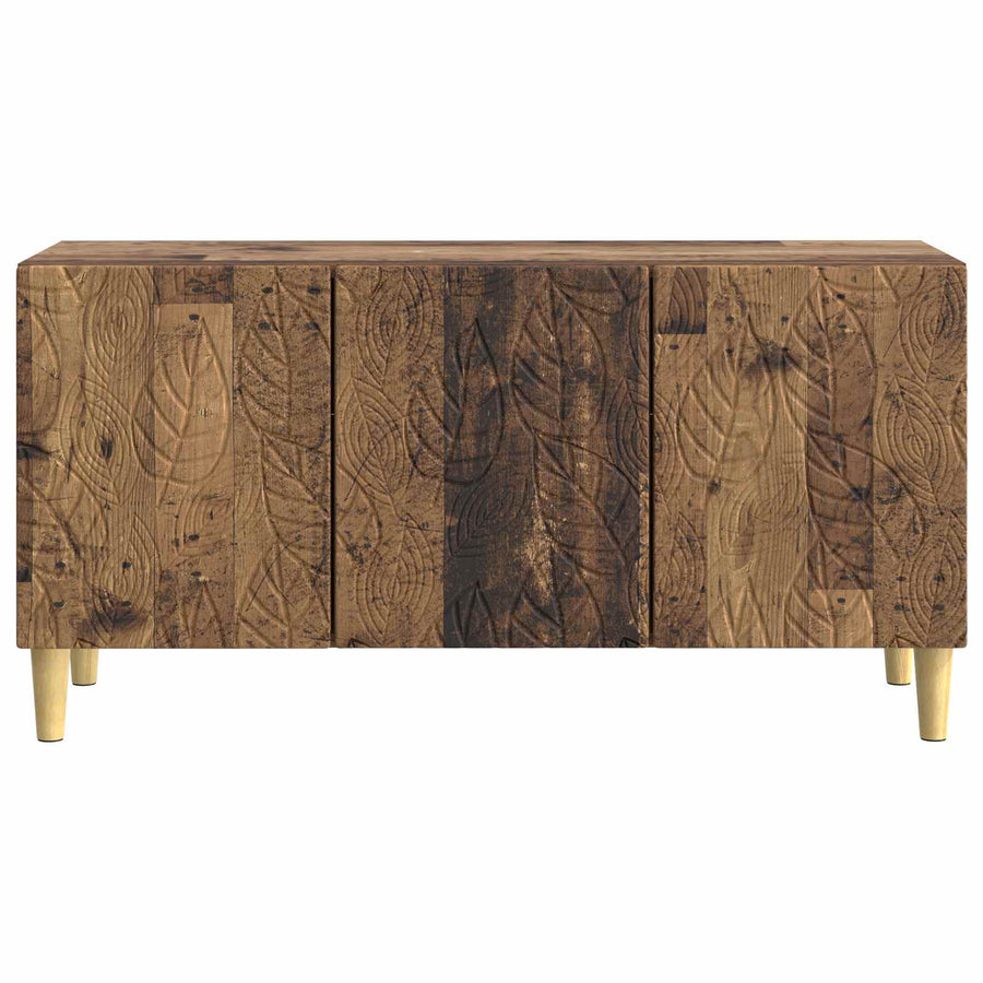 TV-kast 99 x 34,5 x 50 cm Oud hout Bewerkt hout