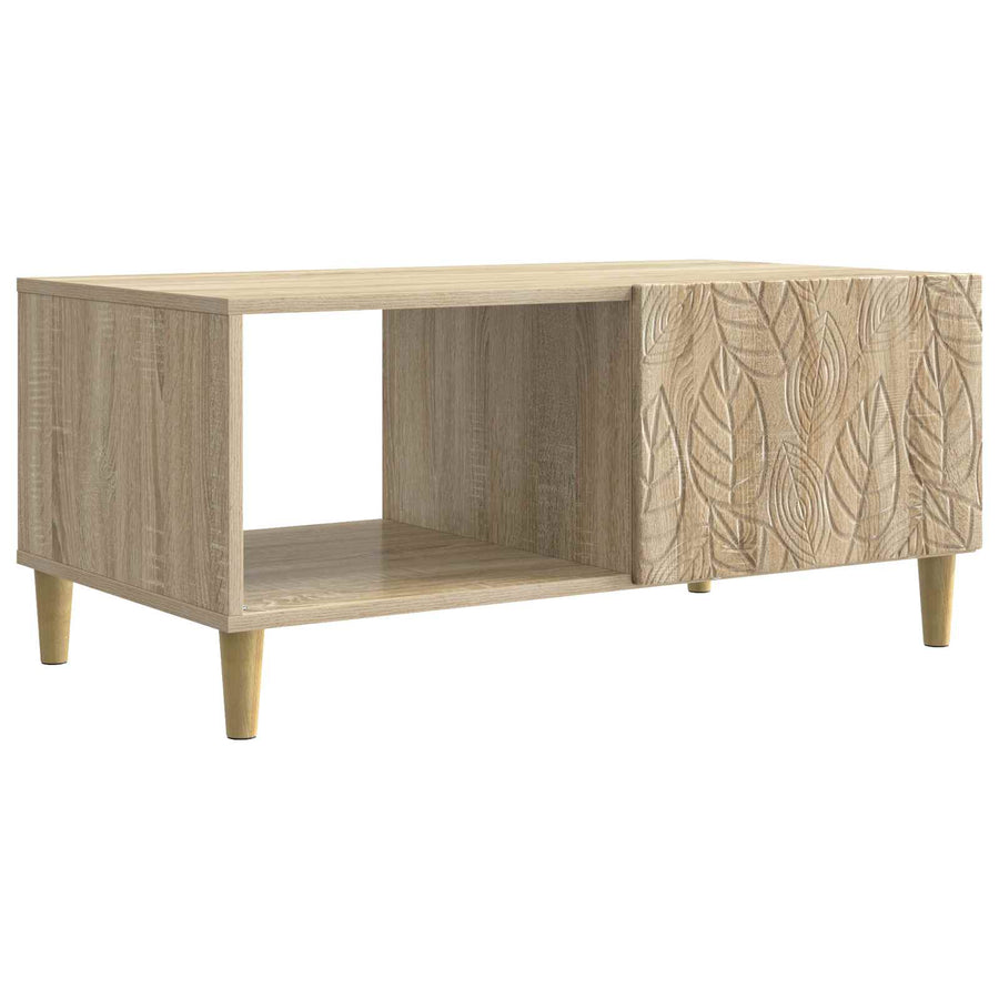 Salontafel Sonoma Eiken 90 x 50 x 40 cm Bewerkt hout