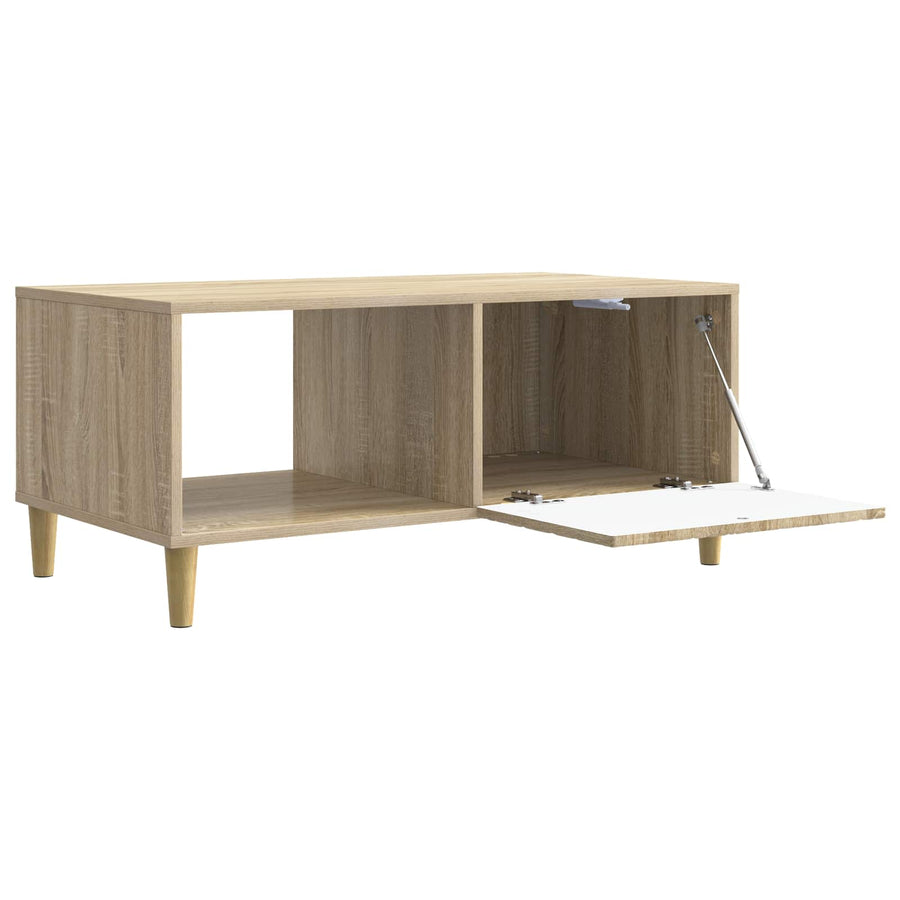 Salontafel Sonoma Eiken 90 x 50 x 40 cm Bewerkt hout