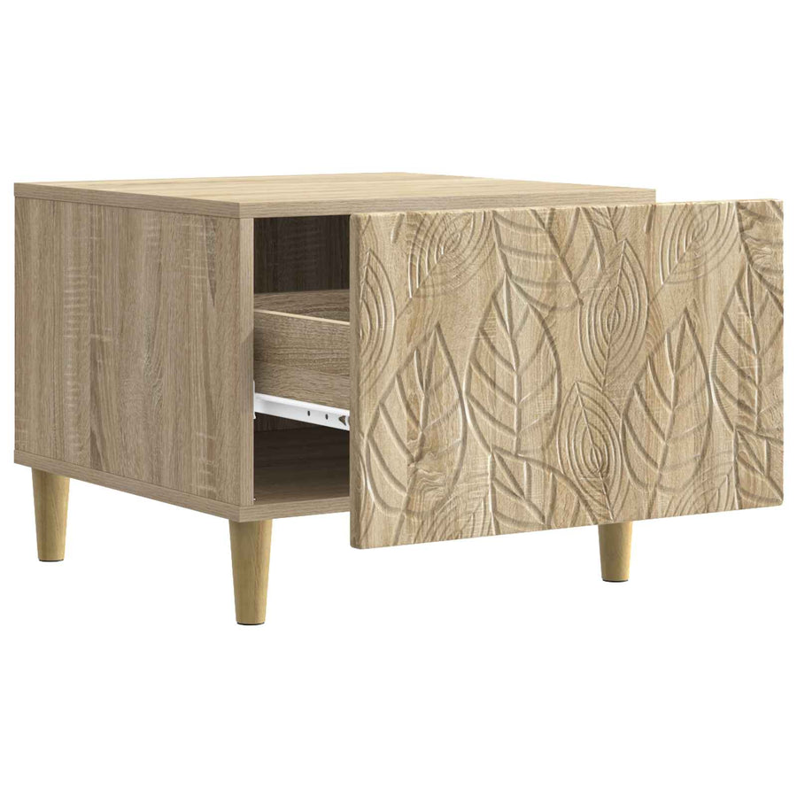 Salontafel Sonoma Eiken 50 x 49 x 40 cm Bewerkt hout
