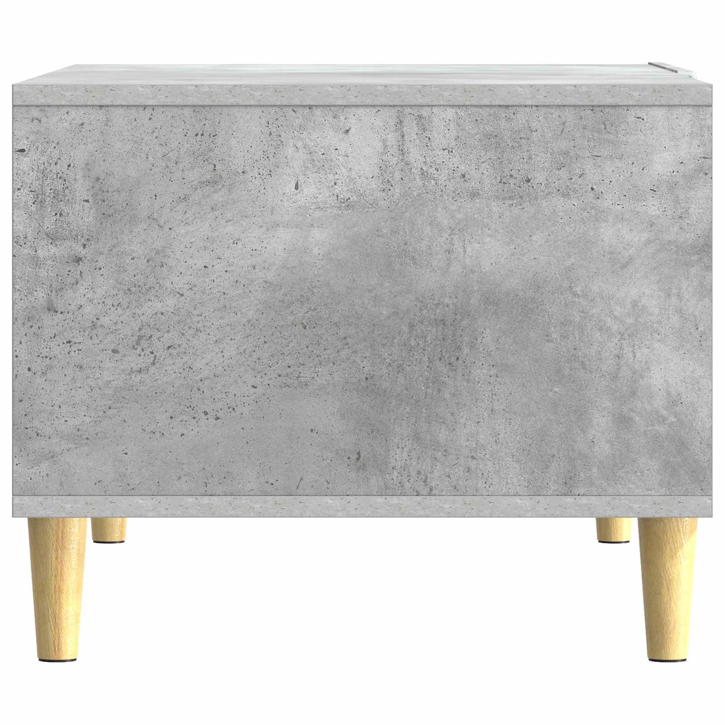 Salontafel Betongrijs 50 x 49 x 40 cm Bewerkt hout