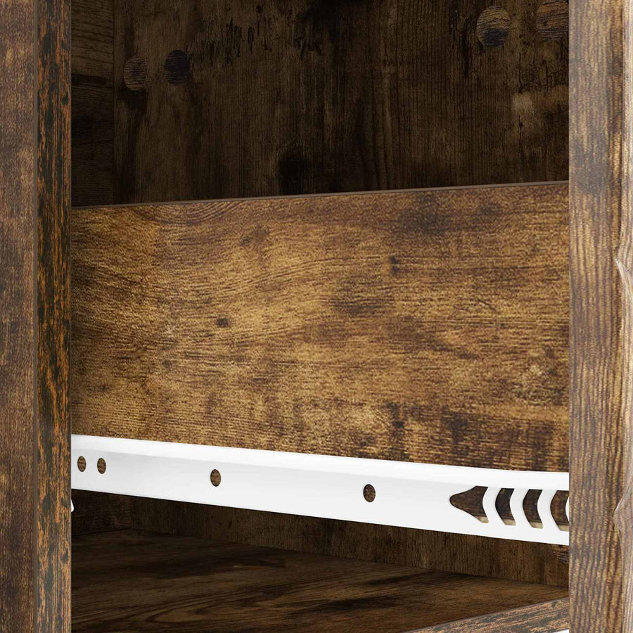 Salontafel Gerookt eiken 50 x 49 x 40 cm Bewerkt hout