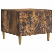 Salontafel 50x49x40 cm gerookt eiken